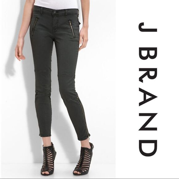 J Brand Agnes Gray Stealth Moto Jean - Women’s 26 - Picture 1 of 11